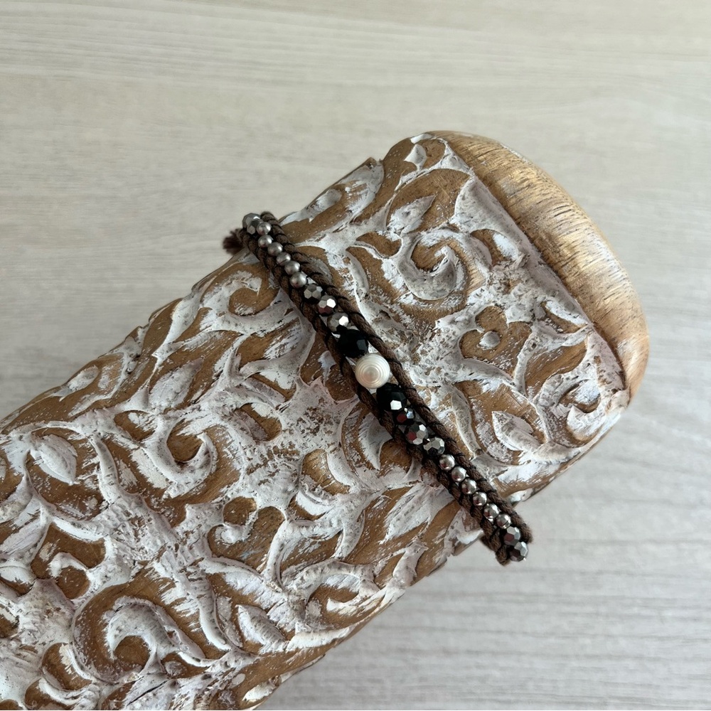 Pearl Beaded Rope Bracelet